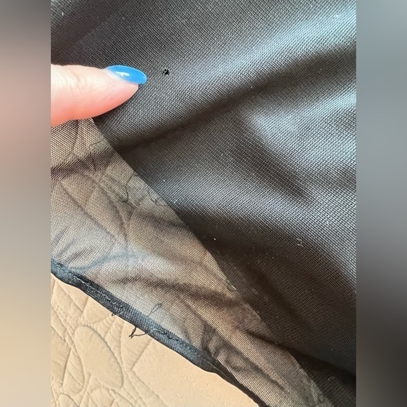 David's Bridal One Shoulder Mesh w/ Bea - Picture 13 of 16